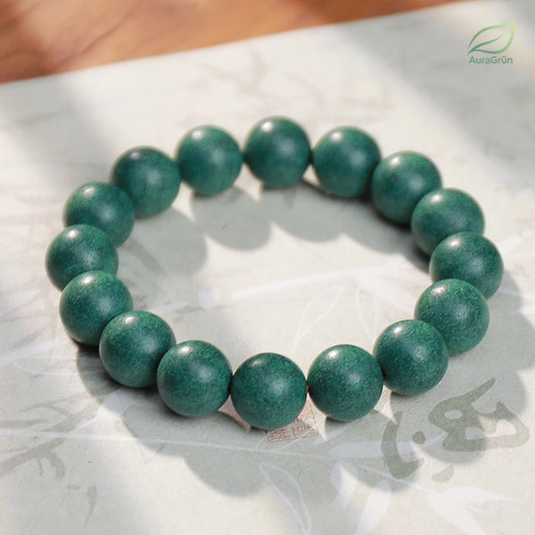 Azurblaues Drachenmark-Perlenarmband